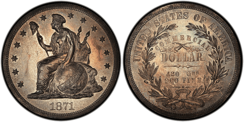 1871 Proof Dollar Pattern - J-1154