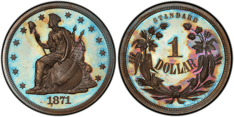 1871 Proof Dollar Pattern - J-1135
