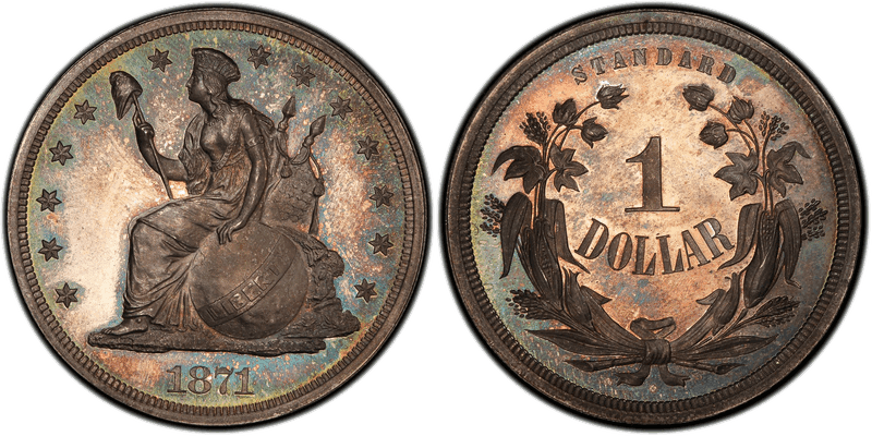 1871 Proof Dollar Pattern - J-1140