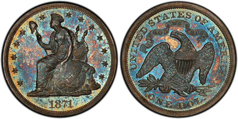1871 Proof Dollar Pattern - J-1146