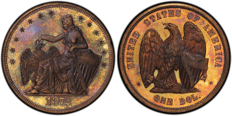 1872 Proof Dollar Pattern - J-1206