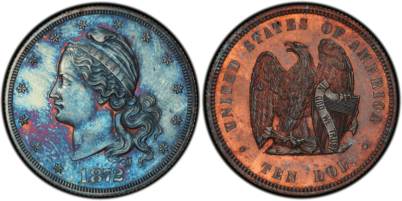 1872 Proof Eagle Pattern - J-1246