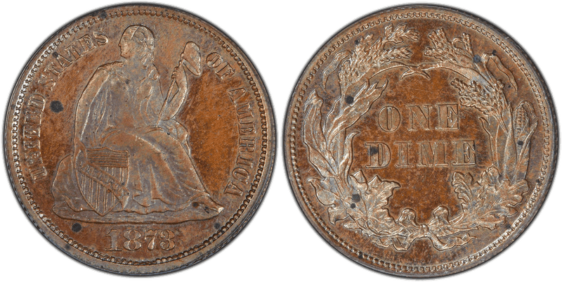 1873 Dime Patterns