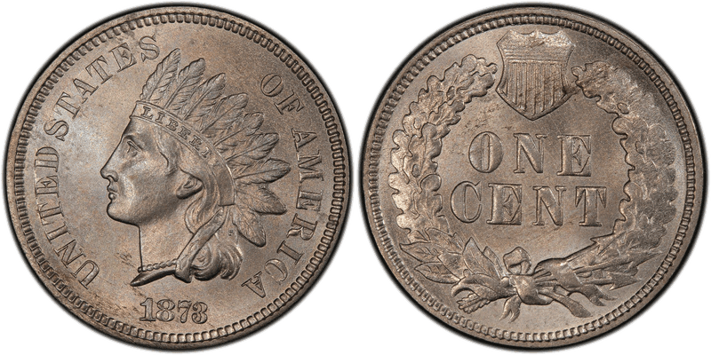 1873 Proof Cent Pattern - J-1257