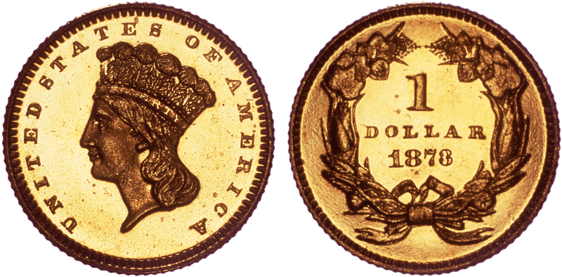 1873 Liberty Gold Dollar