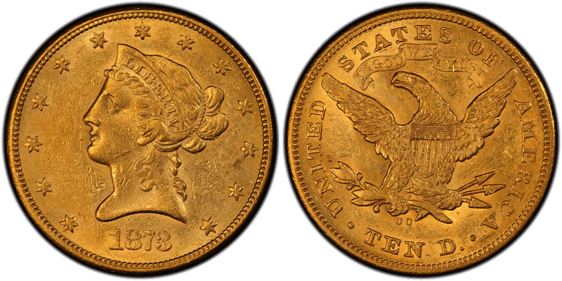1873 Liberty Head Eagle