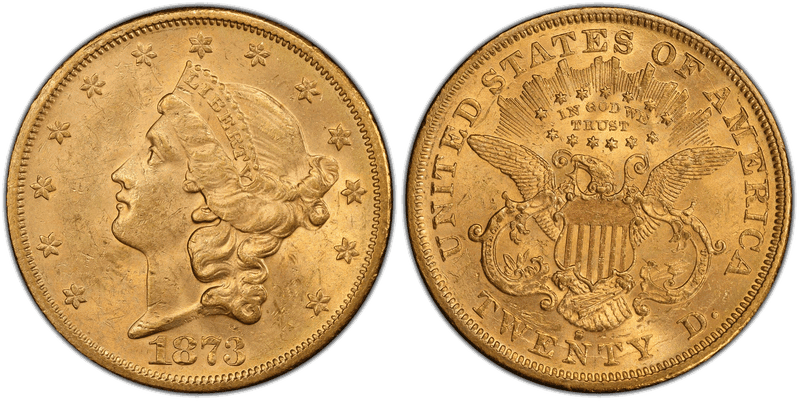 1873 (S) Liberty Head Double Eagle - Open 3