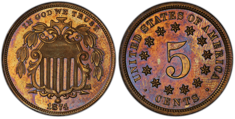 1874 Nickel Patterns