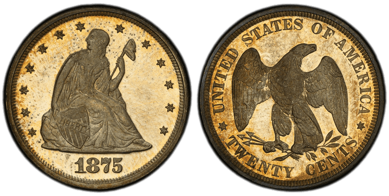 Seated Liberty Twenty Cents 1875-1878