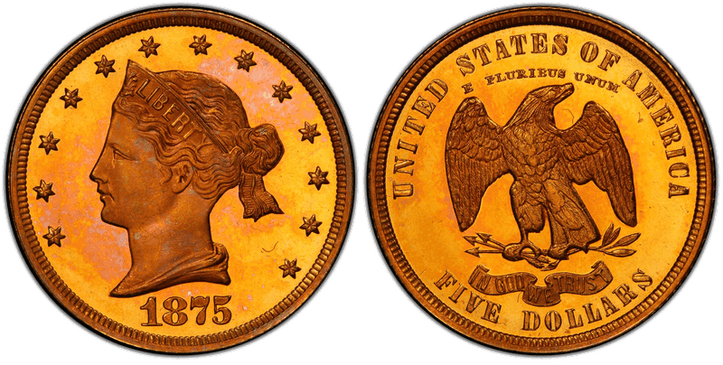 1875 Half Eagle Patterns