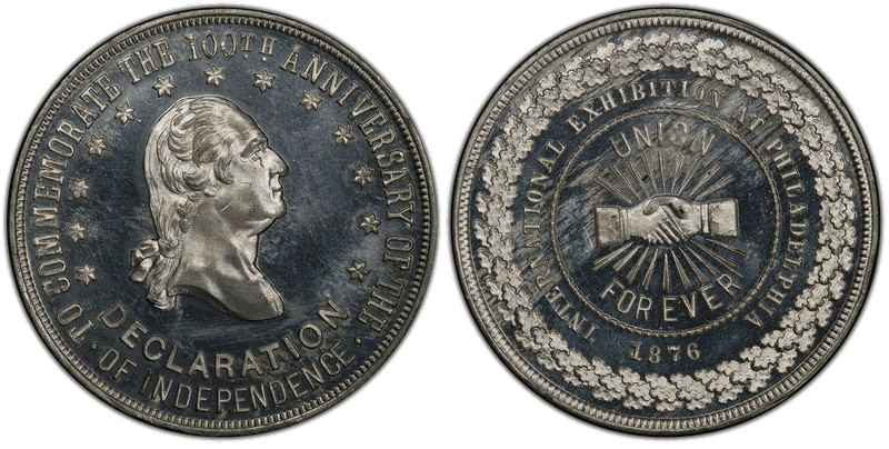 1876 White Metal Medal GW-880, Union Forever