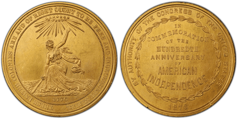 1876 HK-22, U.S. Centennial Expo Dollar