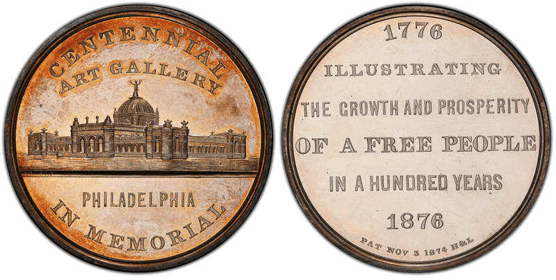 1876 HK-83a, U.S. Centennial Expo Dollar