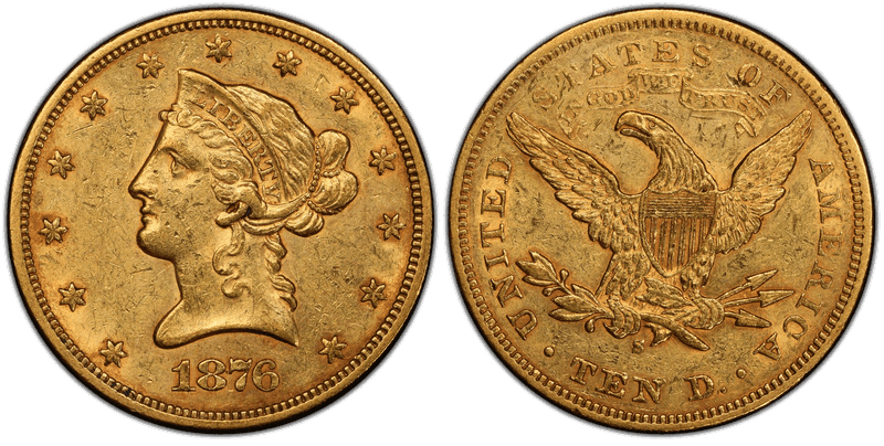 1876 (S) Liberty Head Eagle