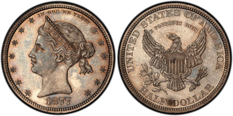 1877 Half Dollar Patterns