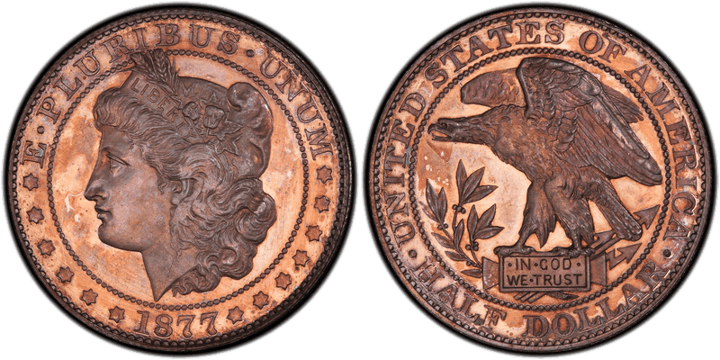 1877 Proof Half Dollar Pattern - J-1512