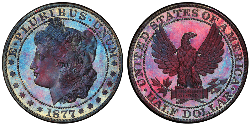1877 Proof Half Dollar Pattern - J-1517