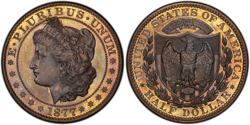1877 Proof Half Dollar Pattern - J-1519