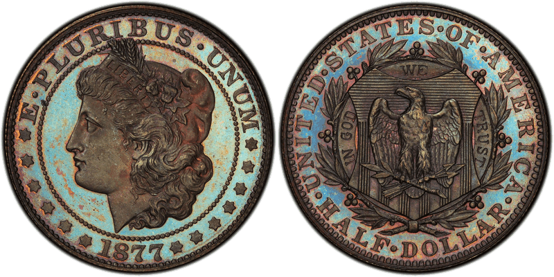 1877 Proof Half Dollar Pattern - J-1523