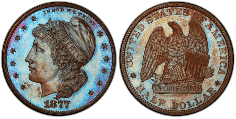 1877 Proof Half Dollar Pattern - J-1539
