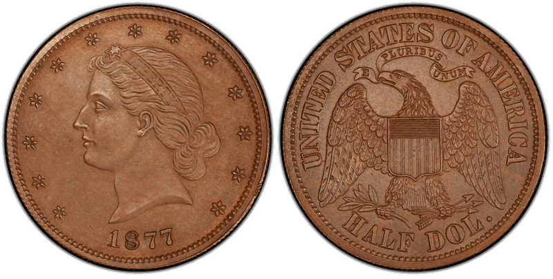 1877 Proof Half Dollar Pattern - J-1541