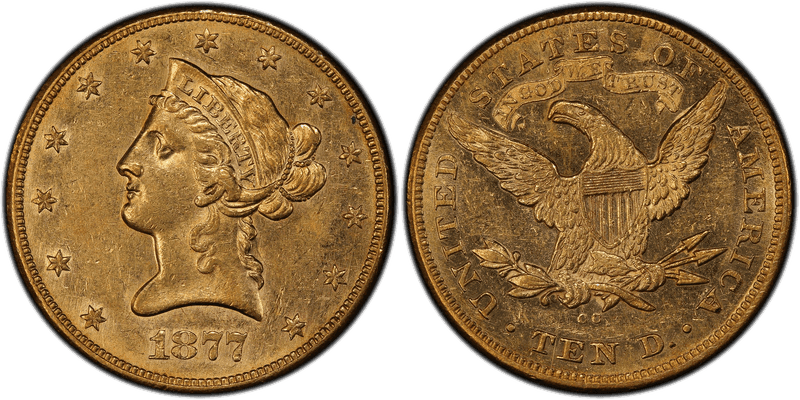 1877 Liberty Head Eagle