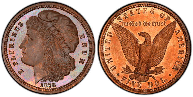 1878 Proof Half Eagle Pattern - J-1578