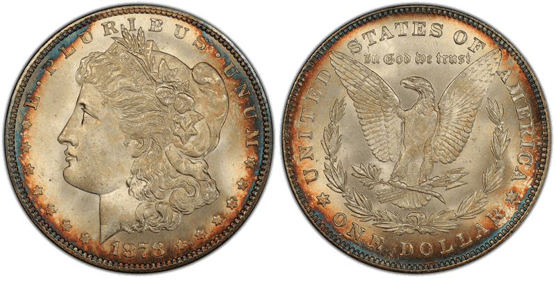 1878 Morgan Dollar - 7/8 Strong