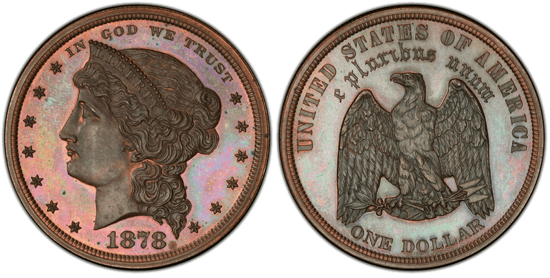 1878 Proof Dollar Pattern - J-1554b