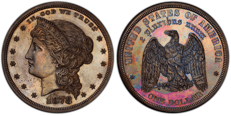 1878 Proof Dollar Pattern - J-1555