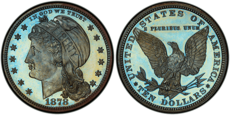 1878 Proof Eagle Pattern - J-1580