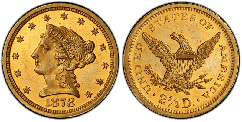 1878 Liberty Head Quarter Eagle