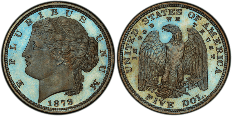 1878 Proof Half Eagle Pattern - J-1569