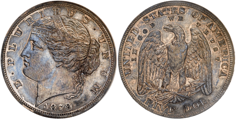 1878 Proof Half Eagle Pattern - J-1571