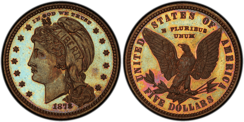 1878 Proof Half Eagle Pattern - J-1576