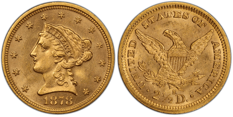 1878 (S) Liberty Head Quarter Eagle