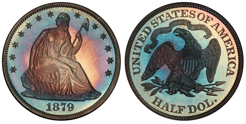 1879 Seated Liberty Half Dollar