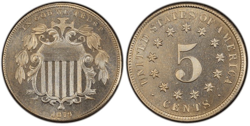1879 Proof Shield Nickel