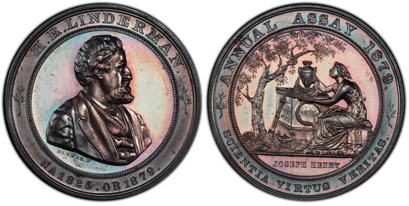 1879 Assay Commission Medal - JK-AC-19, Silver, H.R. Linderman