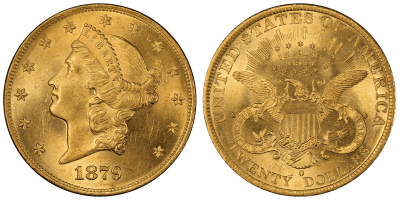 1879 (O) Liberty Head Double Eagle