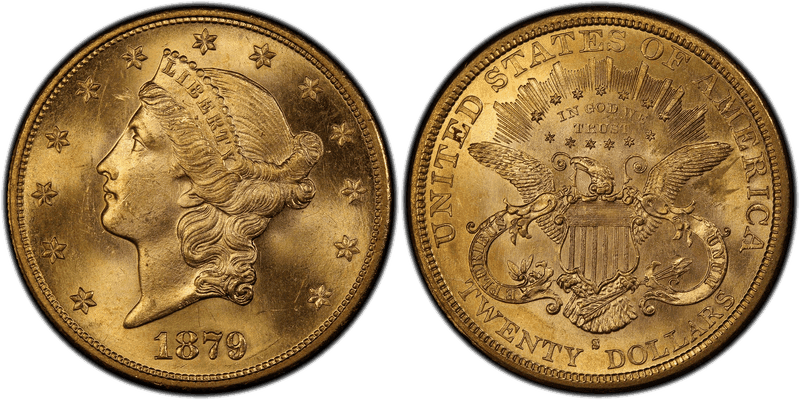 1879 (S) Liberty Head Double Eagle