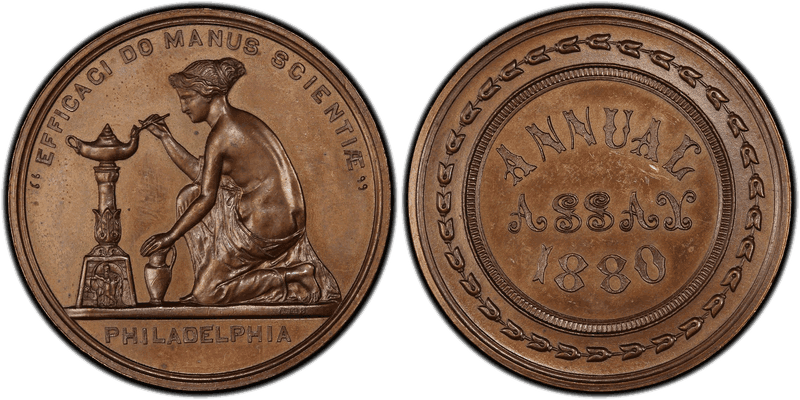 1880 Assay Commission Medal - JK-AC-21, Bronze, Mule