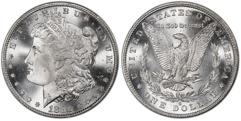 1880 (S) Morgan Dollar - 8/7