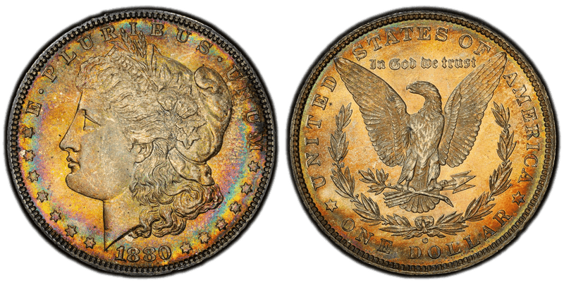 1880 (O) Morgan Dollar - 80/79