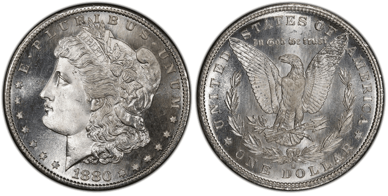 1880 (S) Morgan Dollar - 80/79
