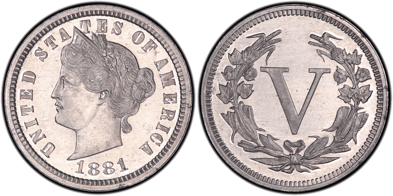 1881 Proof Nickel Pattern - J-1673