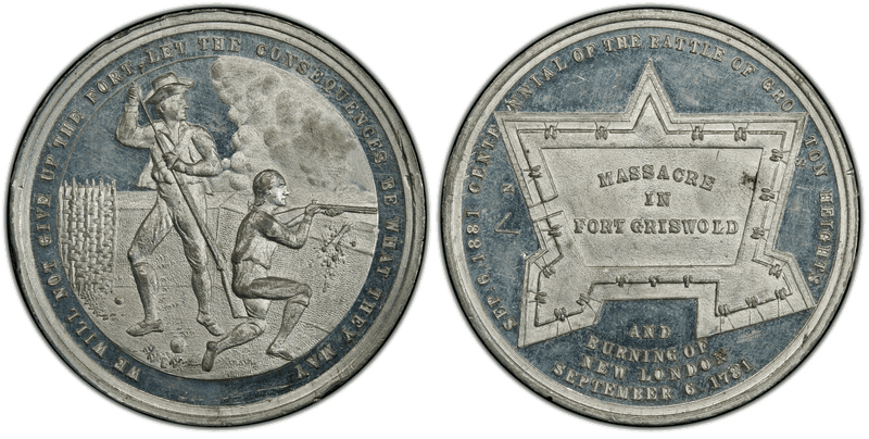 1881 HK-125, Battle of Groton Heights Dollar