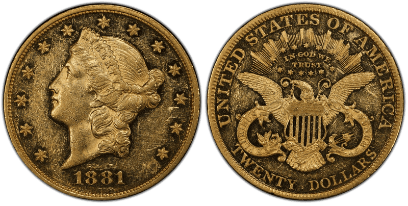 1881 Liberty Head Double Eagle
