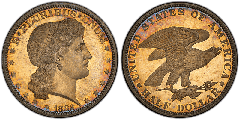 1882 Half Dollar Patterns