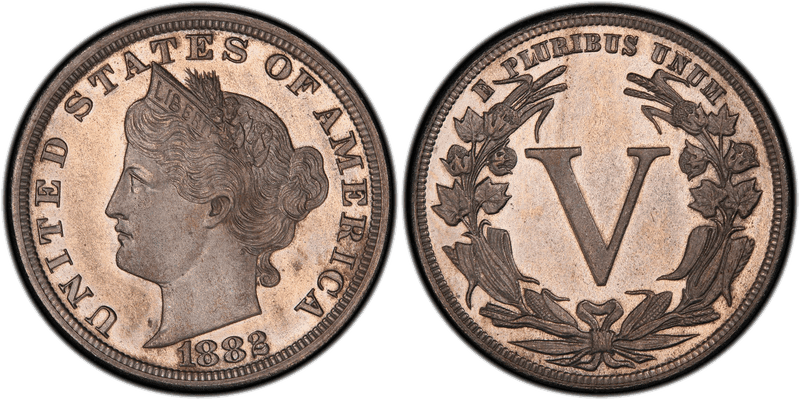 1882 Proof Nickel Pattern - J-1684